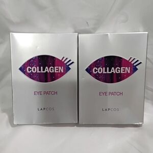 Lapcos Eye Patch Collagen Under Eye Mask Patches 5 Pair Pack Lot of 2 (10 Pairs)